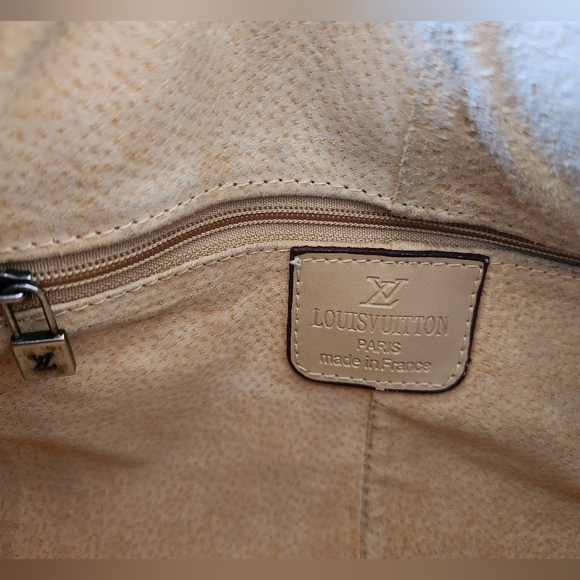 Brown Round Double Handle Bag - Picture 12 of 15